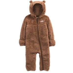 The North Face Baby Bear One-Piece brown fuzzy suit. 0-3 months, very soft